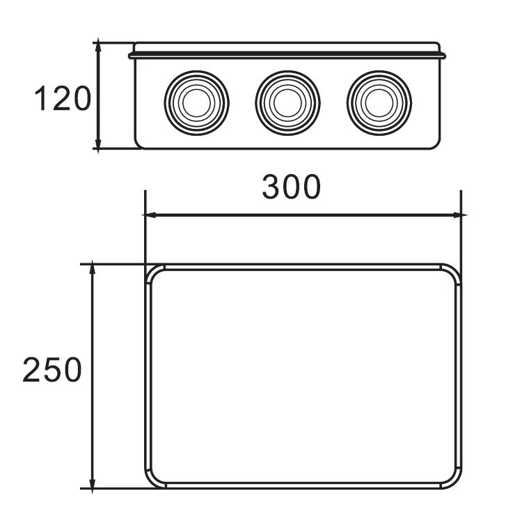 AX-RA 400×350×120 Junction Box