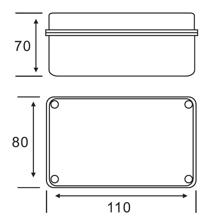 AX-KT 110×80×70 Junction Box