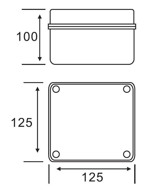 AX-KT 125×125×100 Junction Box