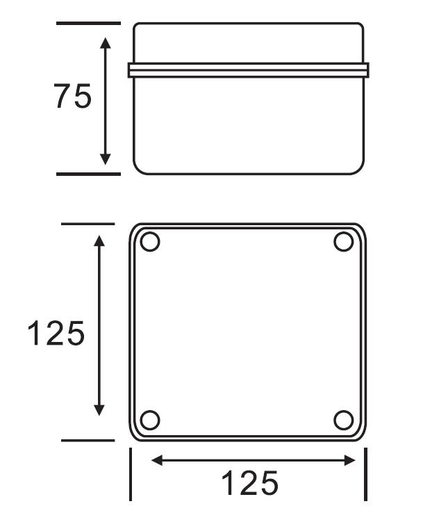 AX-KT 125×125×75 Junction Box
