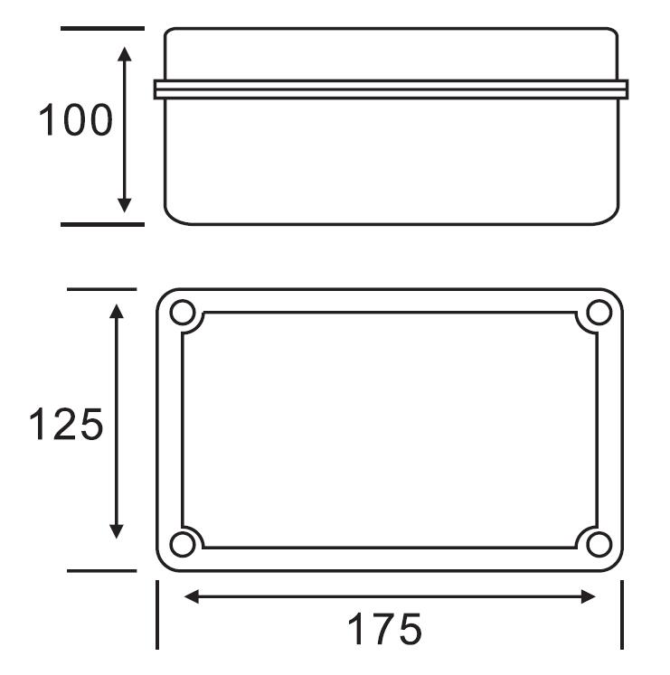 AX-KT 175×125×100 Junction Box