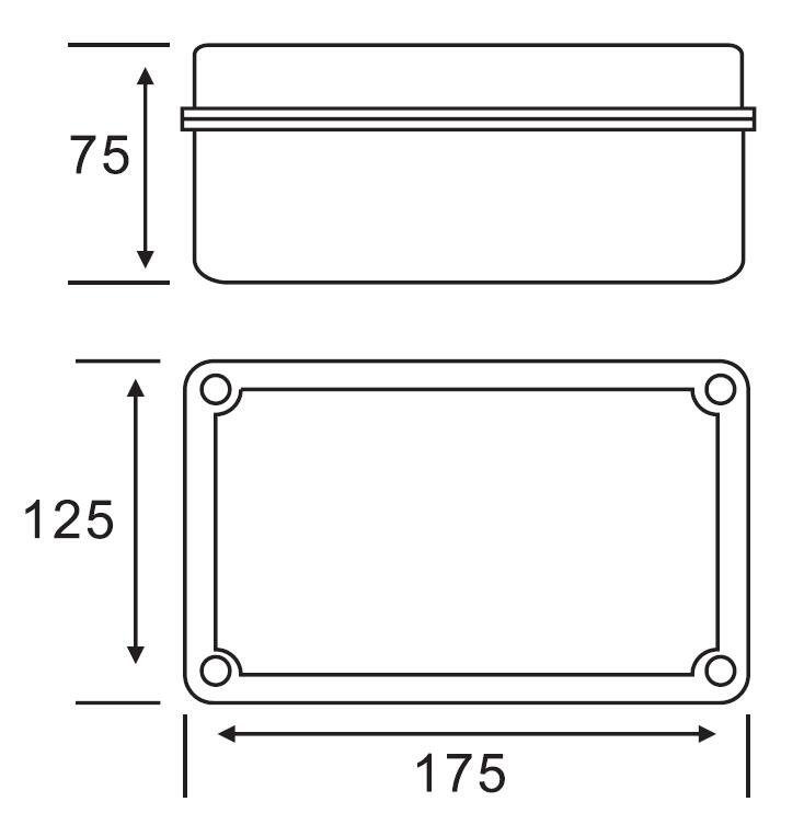 AX-KT 175×125×75 Junction Box