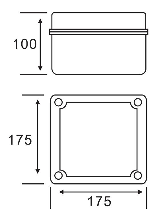 AX-KT 175×175×100 Junction Box