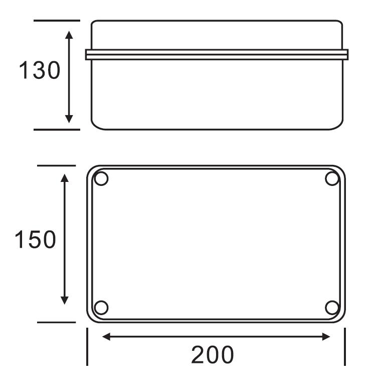 AX-KT 200×150×130 Junction Box