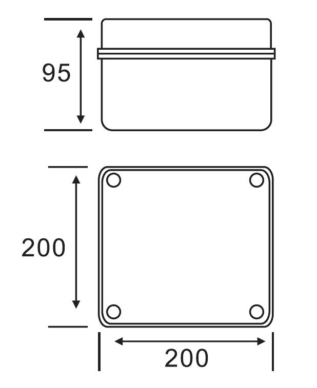 AX-KT 200×200×95 Junction Box