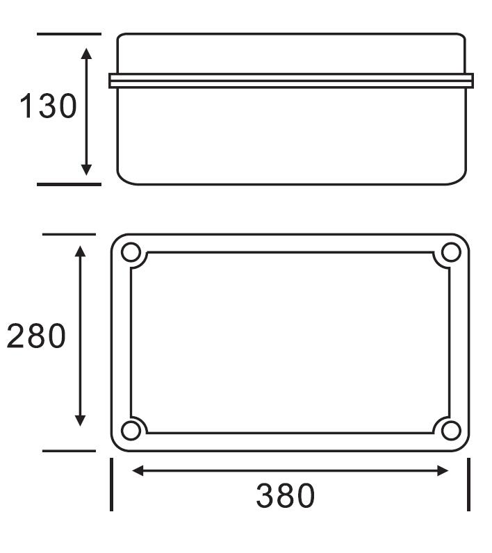 AX-KT 380×280×130 Junction Box