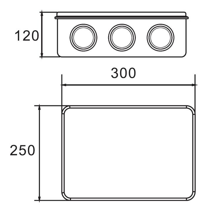 AX-RT 300×250×120 Junction Box