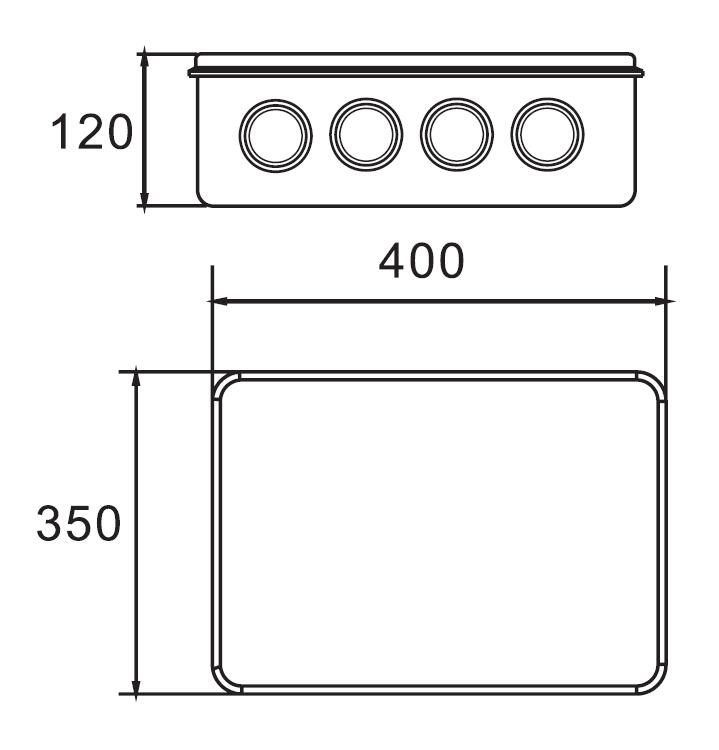 AX-RT 400×350×120 Junction Box