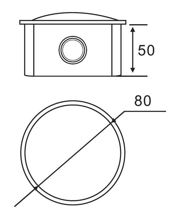 AX-RT 80×50 Junction Box