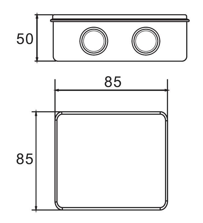 AX-RT 85×85×50 Junction Box