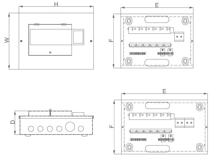 AMS(MEM) Flush Metal Branch Box