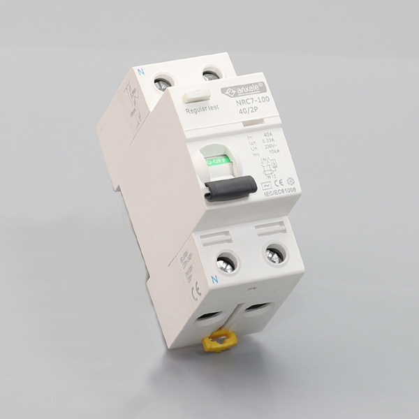 NRC7-100 2pole 6kA/10kA magnetic type RCCB RCD Maximum current16 to 100A for leakage protection
